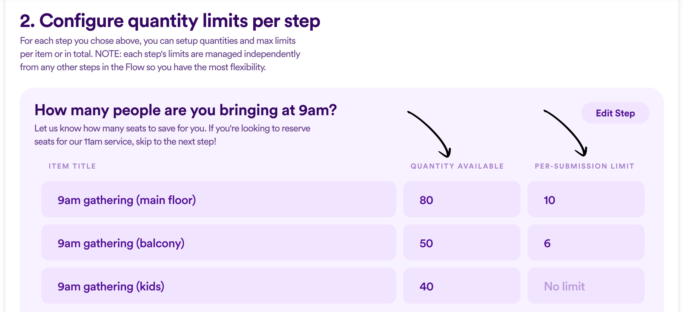 Flow Limits Item Quantity Nucleus 2 Help Center