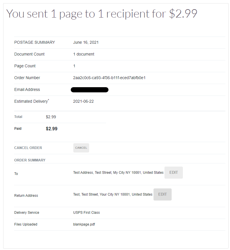 How Can I Change An Order Mailform Inc 