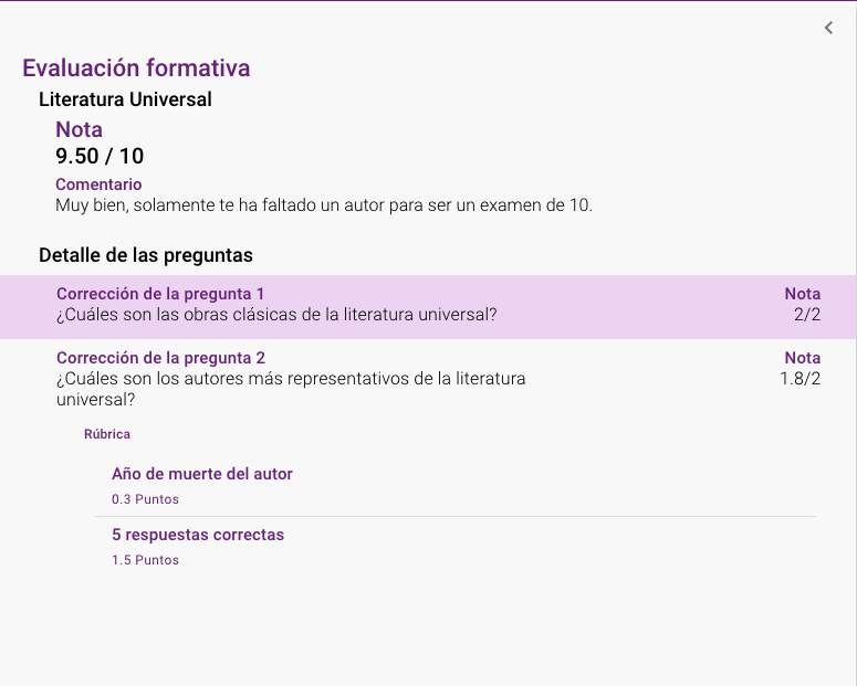 Actividades y exámenes online