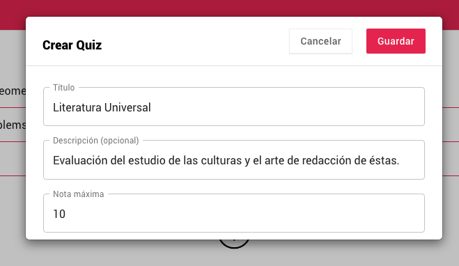 Crea actividades para tus clases
