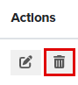 The callout highlights the location of the Delete Pathways button.