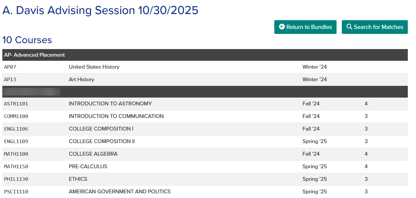 Image shows 10 courses within a collaborative course bundle.