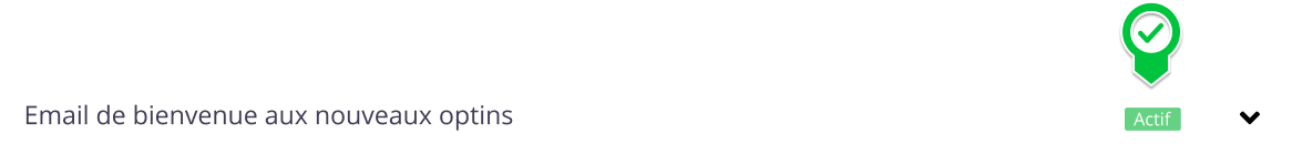 Email activé avec code de promotion