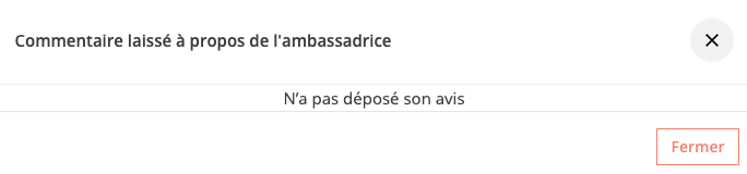 Avis négatif laissé par une marque