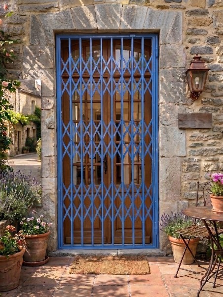 Grille extensible pour porte d'entrée 