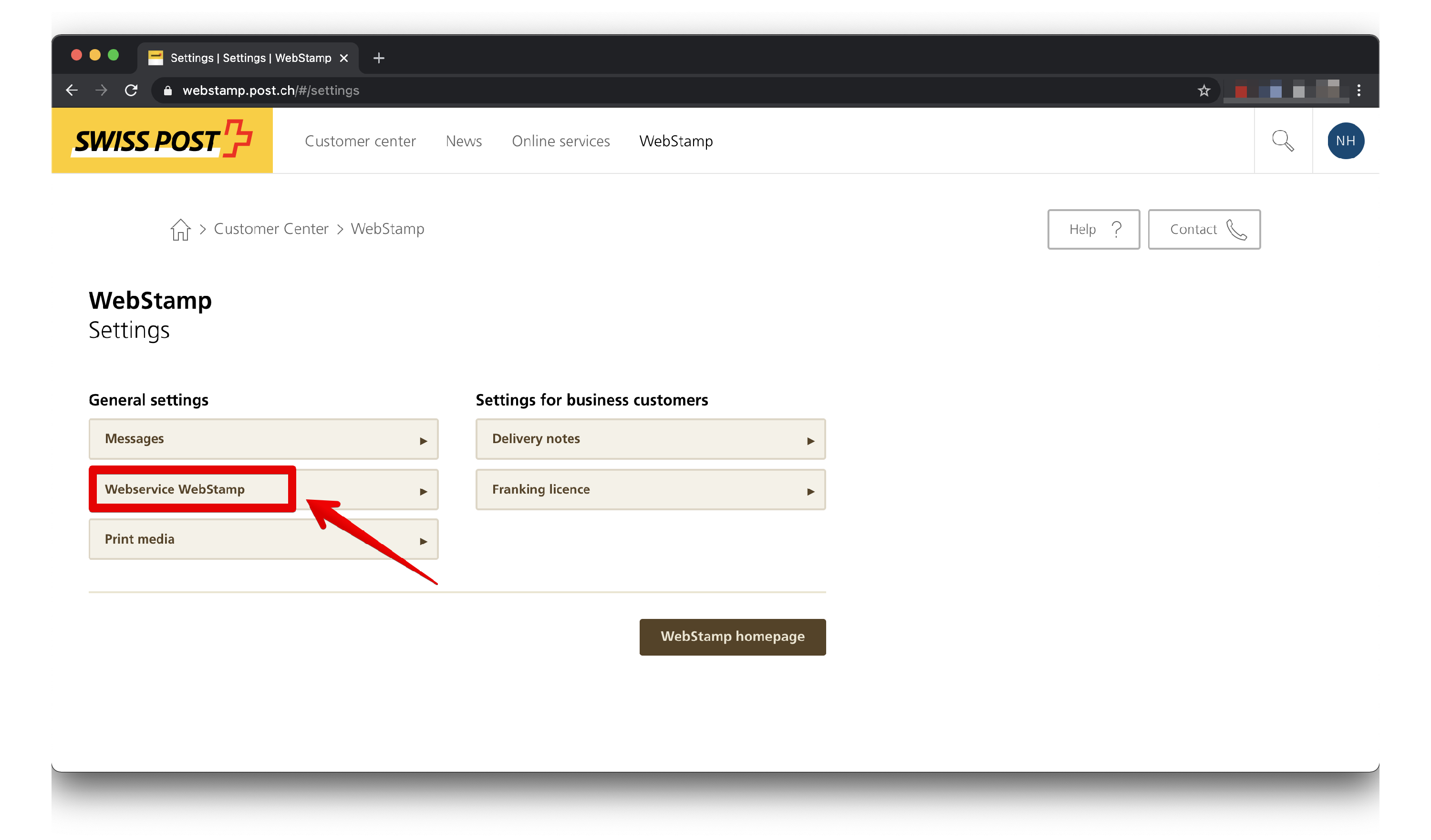 ‚Webstamp‘ Web Service – “WebStamp” web service for letters – STAZIE
