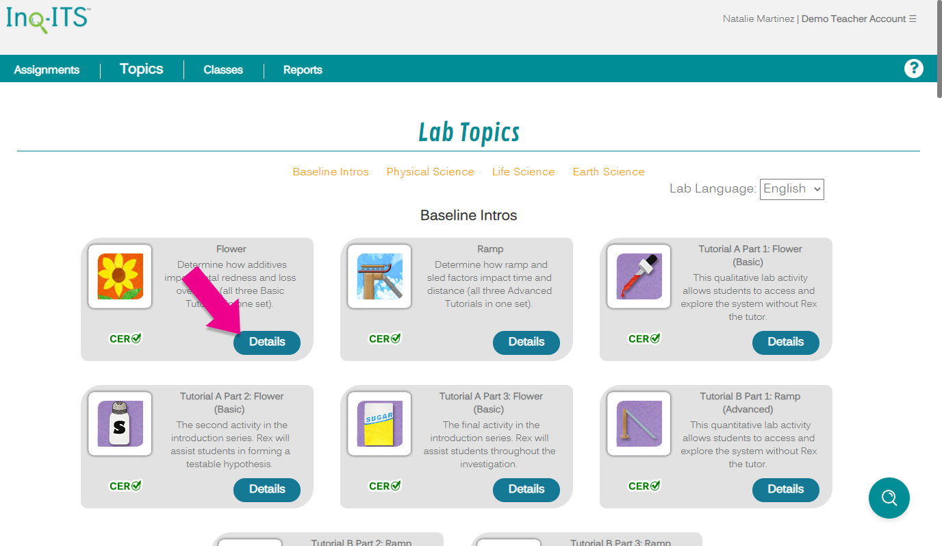 How do I create an assignment for students? InqITS Educator Help Center