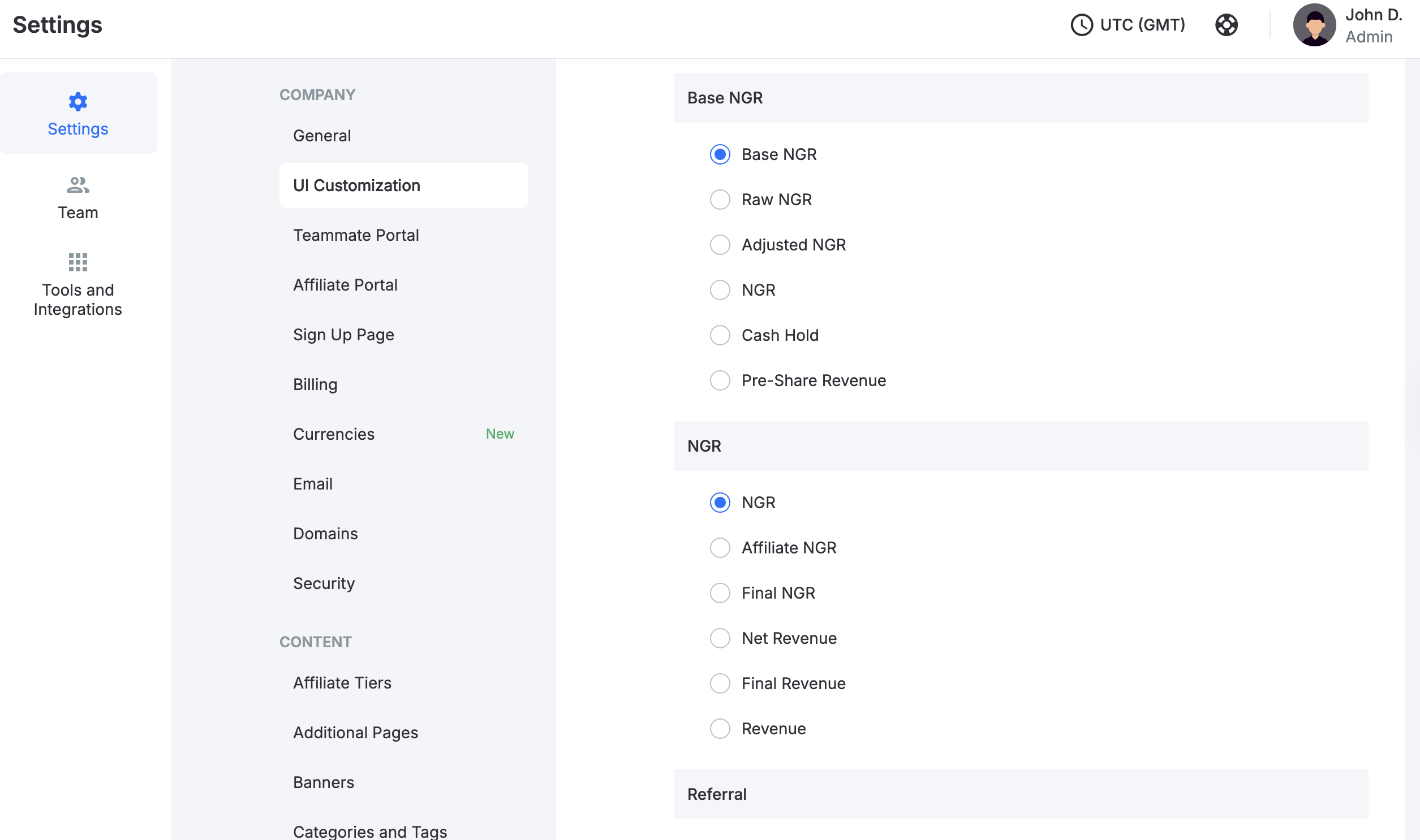 Rename NGR metrics
