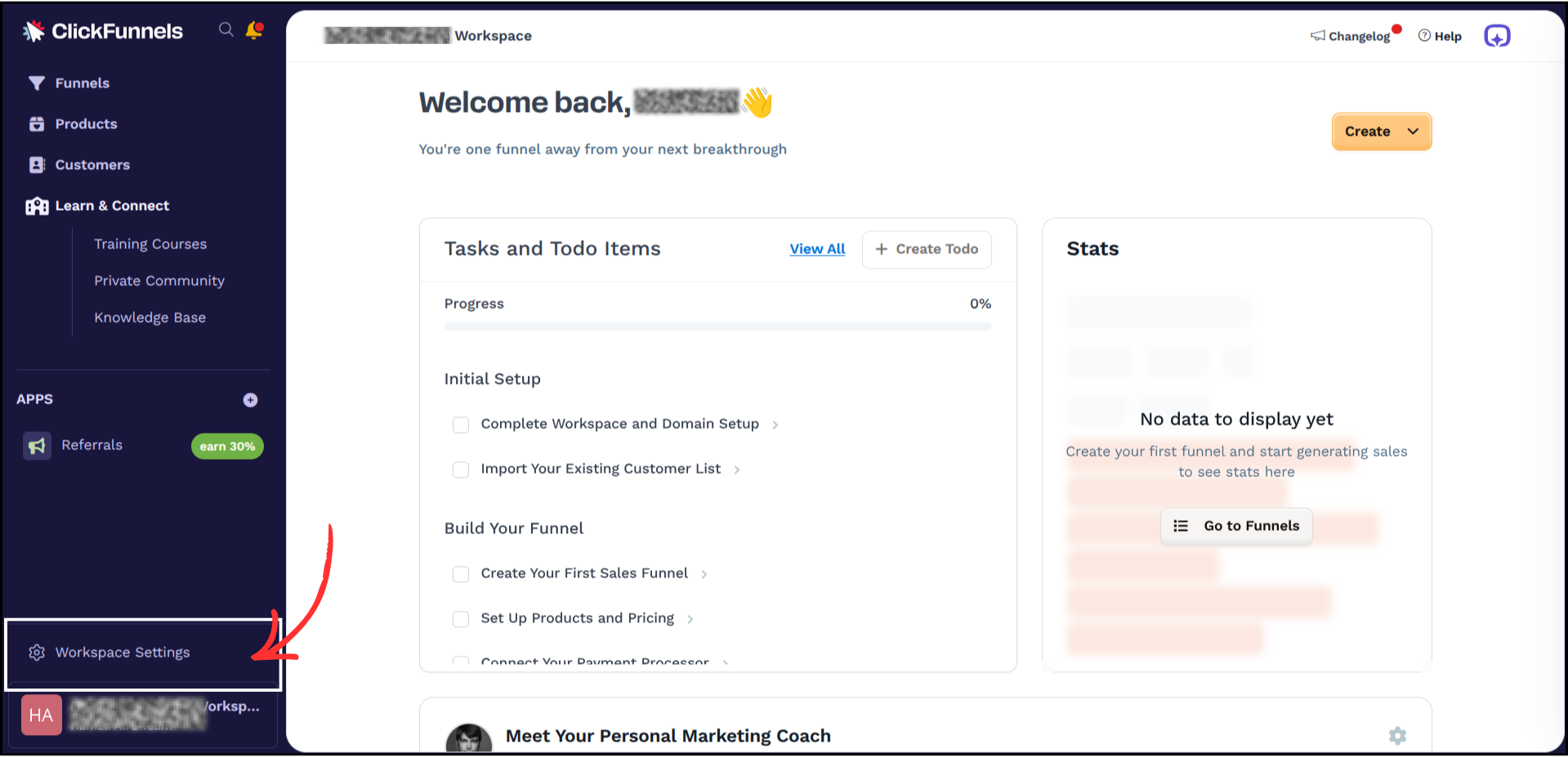 ClickFunnels 2.0 integration step screenshot
