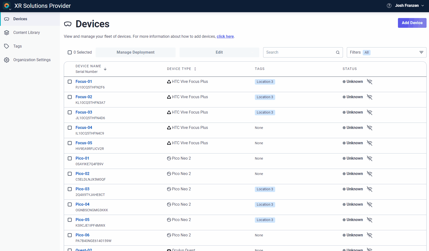 Create, Assign & Filter Tags ArborXR Knowledge Base
