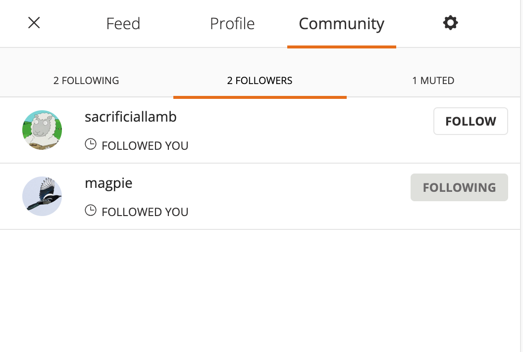 Daily Kos Notification Tray, Community Tab