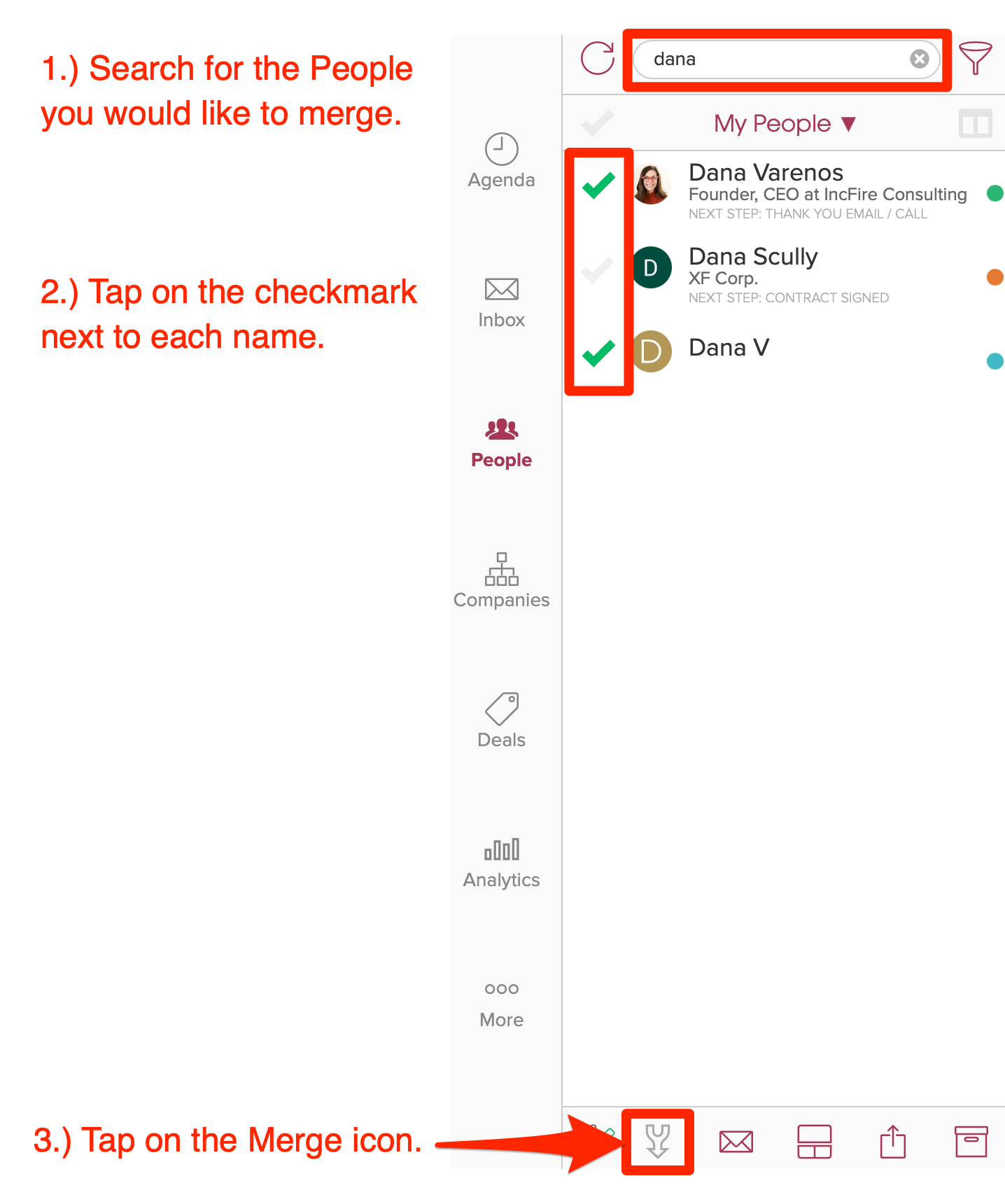 How do I merge contacts? - Cloze Help Center
