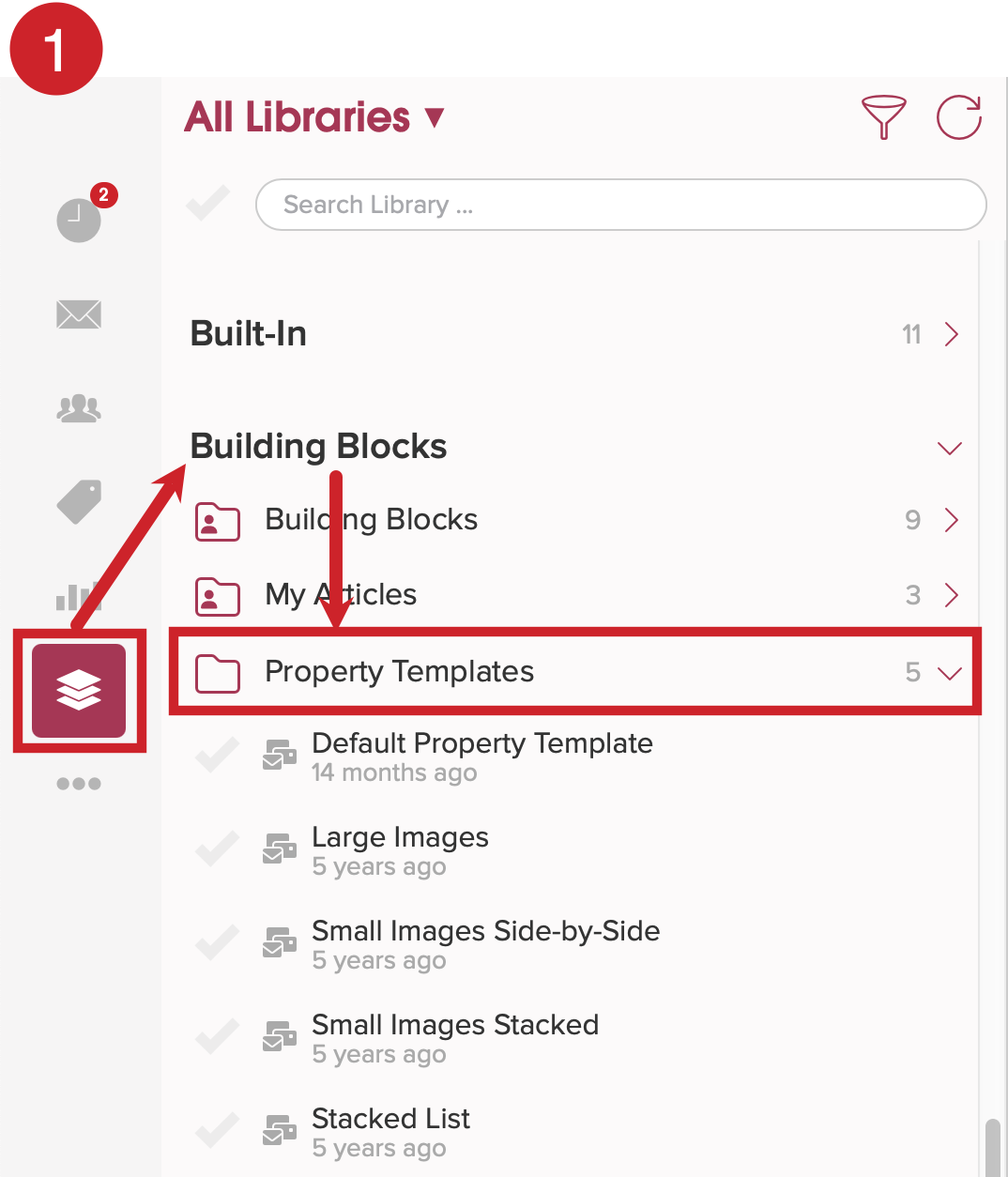 Template library - Building Blocks - Property Templates