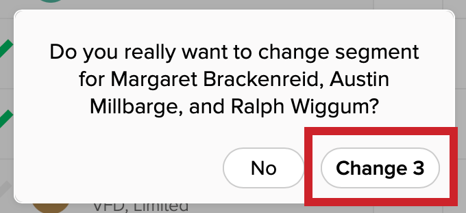 Confirm your changes.