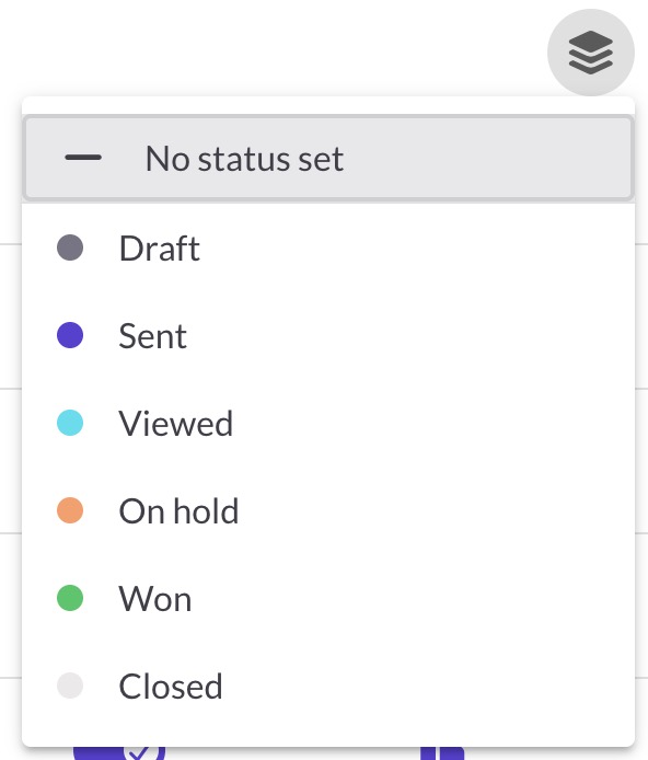 Several links selected with the Set status option open in the toolbar