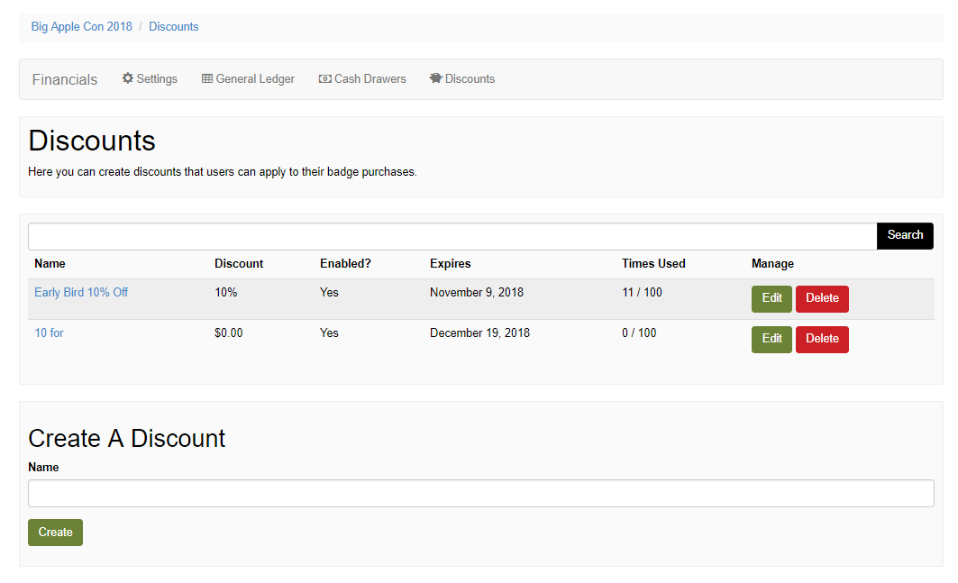 Creating a Convention Tabletop Events