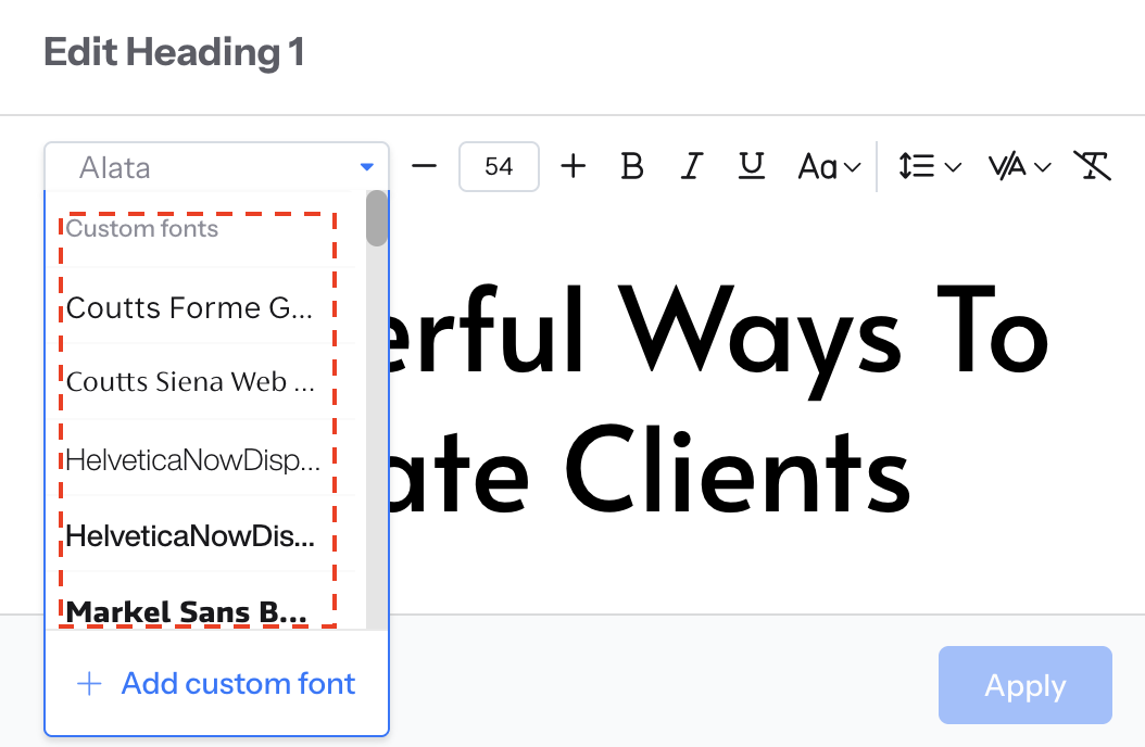 Uploading and Using Custom Fonts - ScoreApp Help Centre