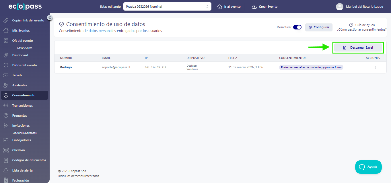 Descarga de certificado de consentimiento informado