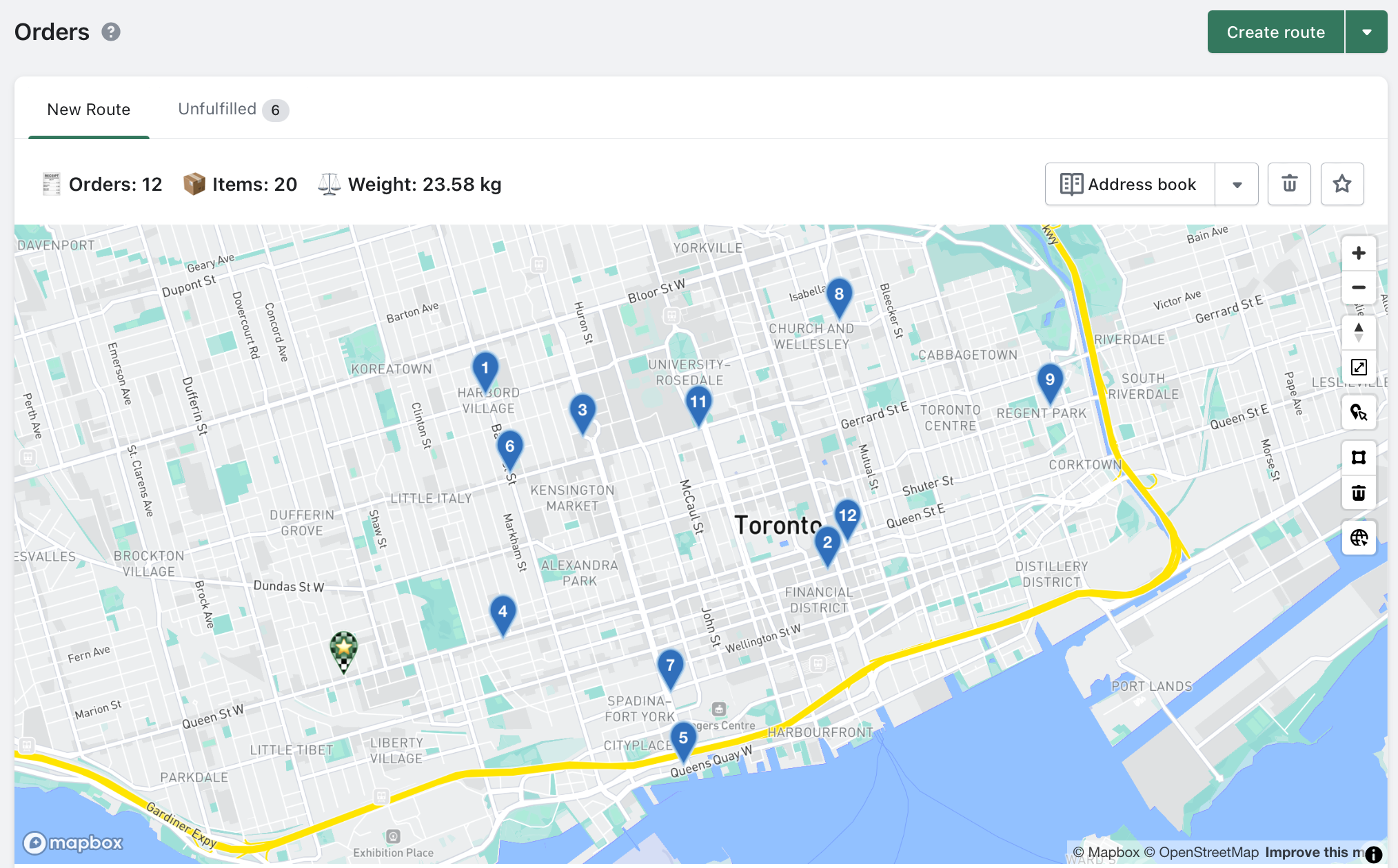 How do I create a route using the map? - Roundtrip - Help Center