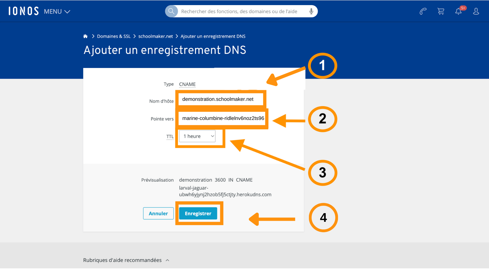 Comment ajouter un nom de domaine personnalisé à votre école