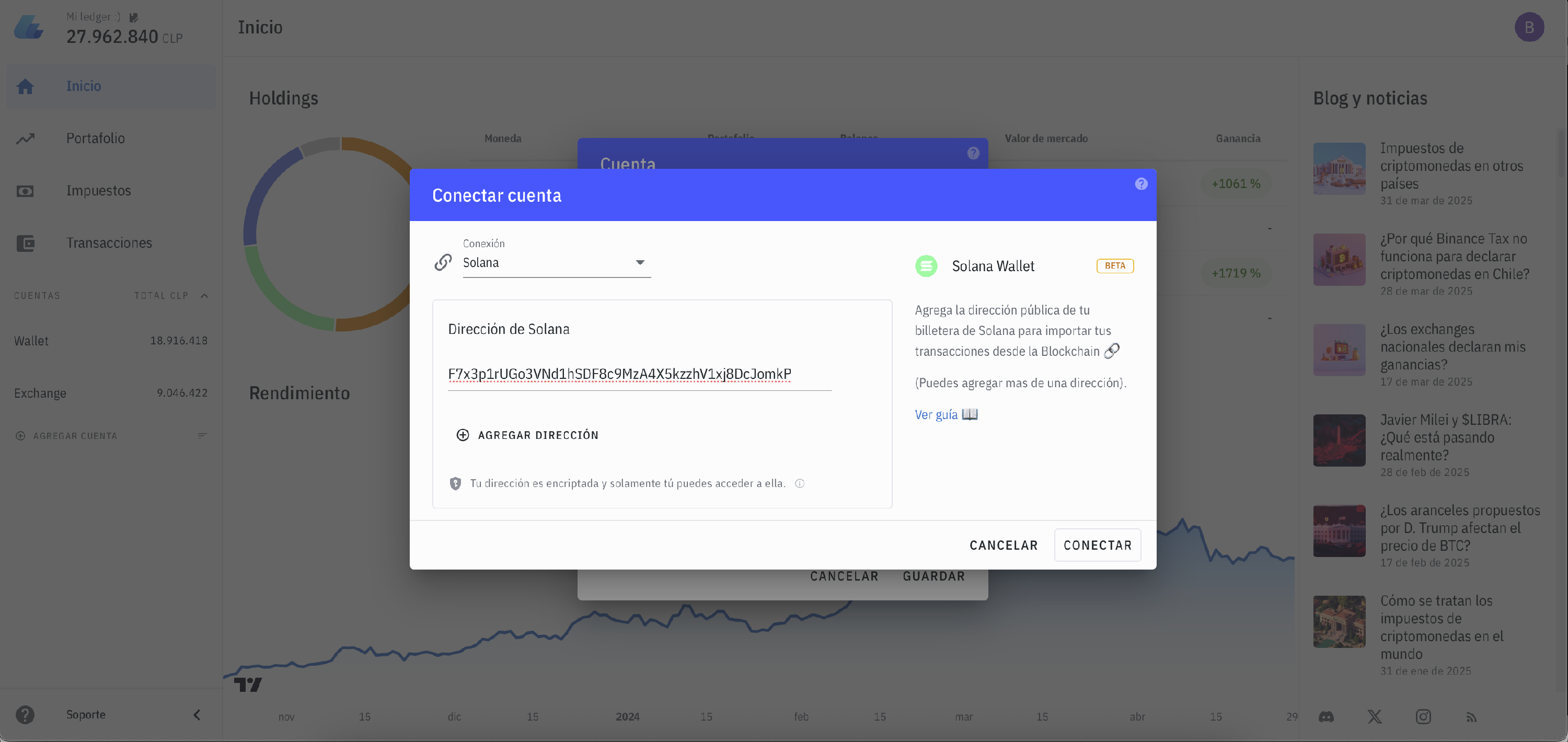Paso 4 - Conectar dirección