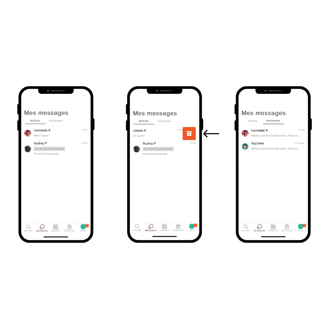 Comment archiver une discussion ? App'Ines FAQ