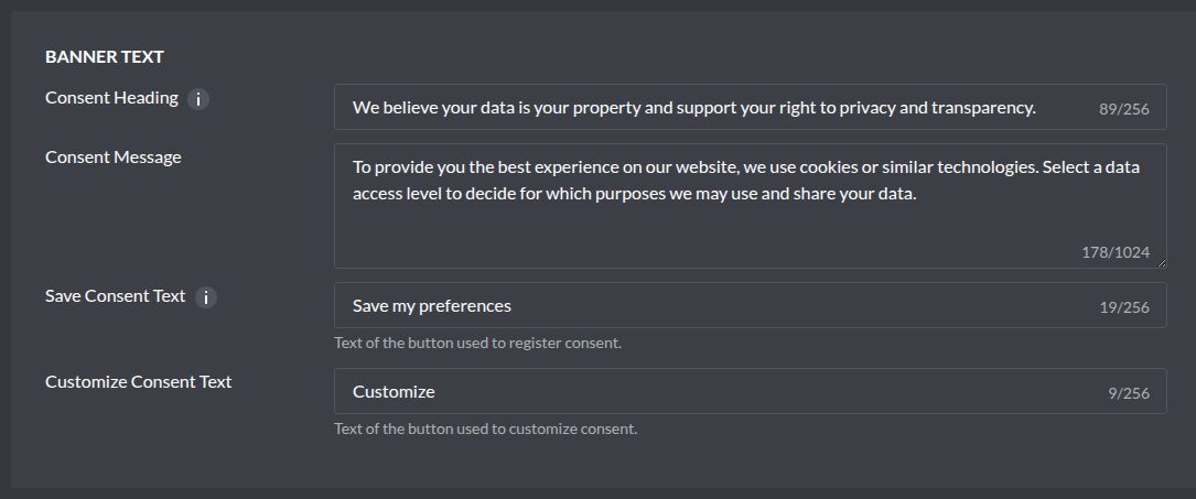 Admin Portal — Configuration, Content