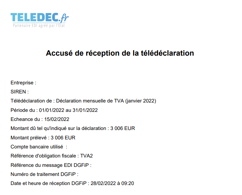 Comment télécharger l’accusé de réception d’une déclaration de TVA ? Support Tiime Expert