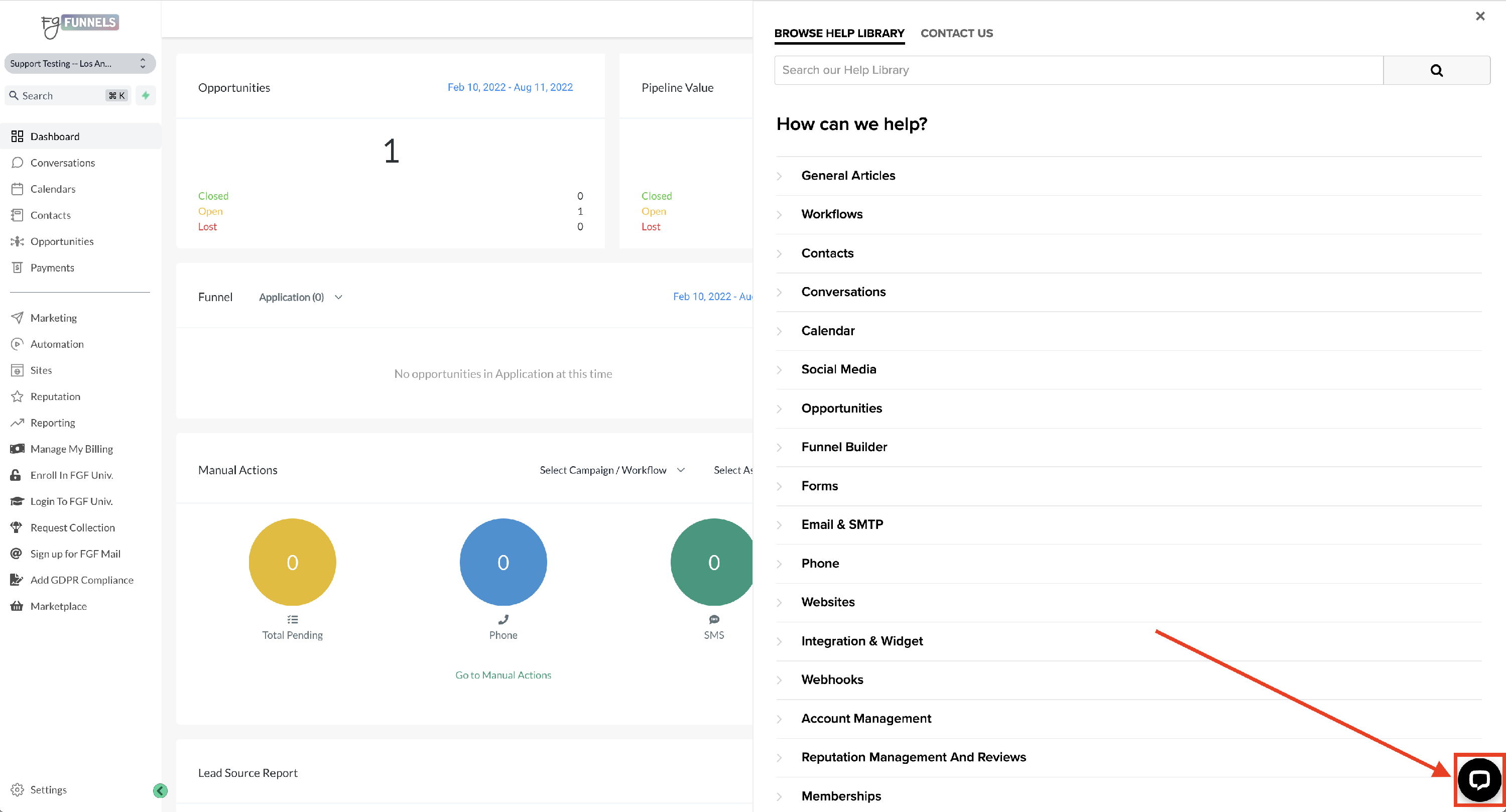 Support Options Available with FG Funnels FG Funnels Help Library