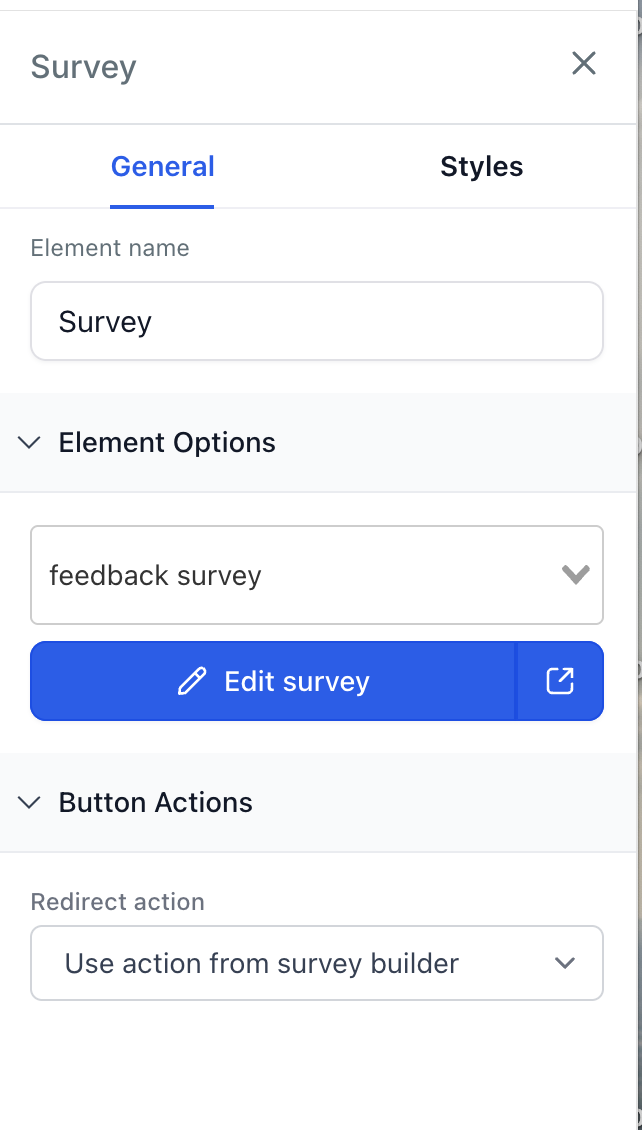 Survey General Styles
