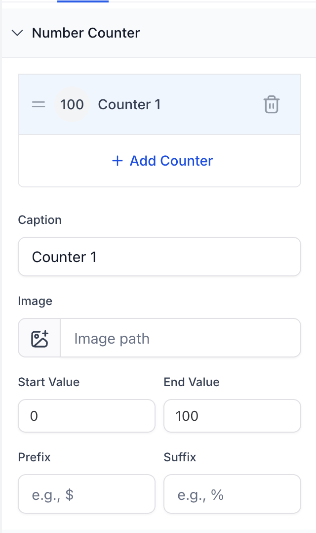 Setting Your Counter