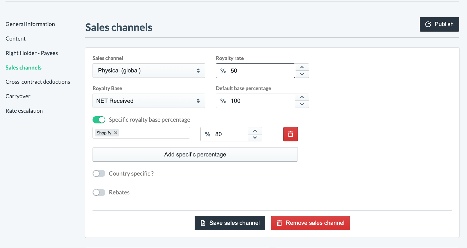 royalty source specific base percentage - eddy.app
