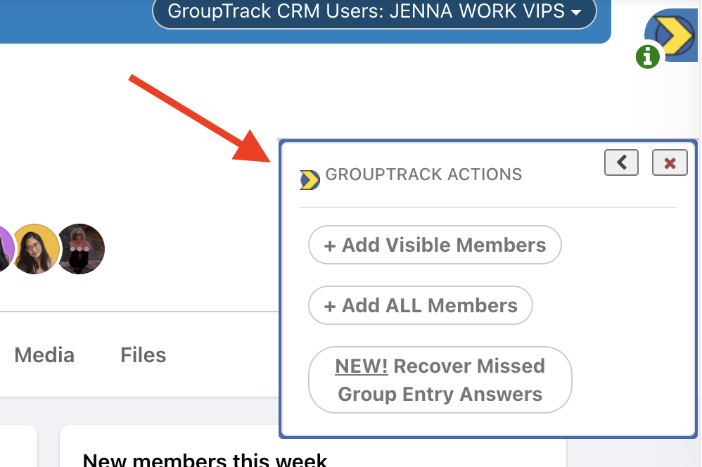 Recover Missed Facebook Group Answers GroupTrack CRM Knowledge Base