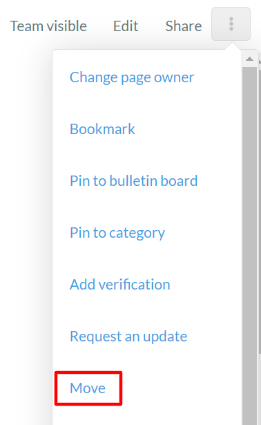 How To Move Pages Tettra Support