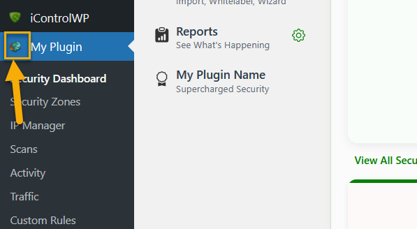 Example: Custom Plugin Menu Icon