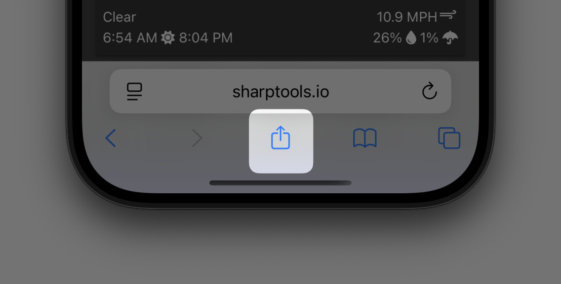 Safari Share Icon