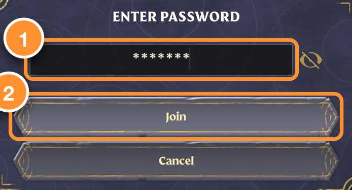 Enter password
