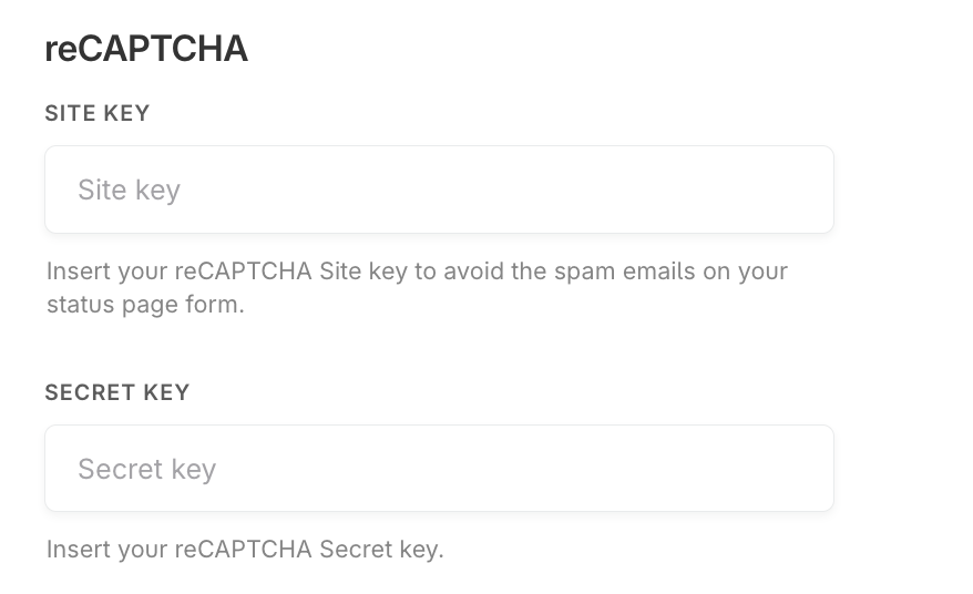 reCAPTCHA