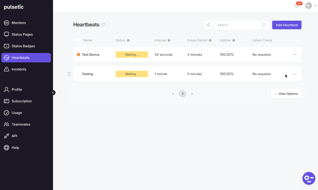 Duplicate a Heartbeat