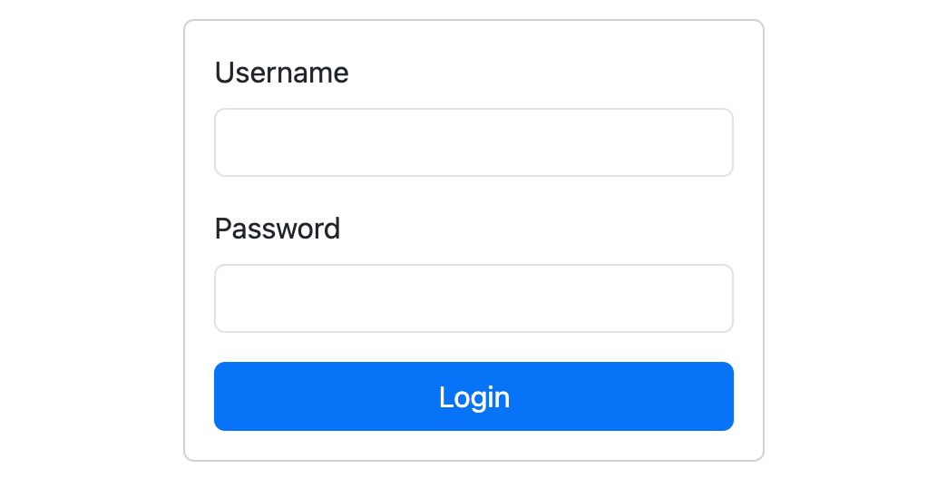 Custom Login Page