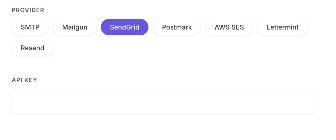 SendGrid Details