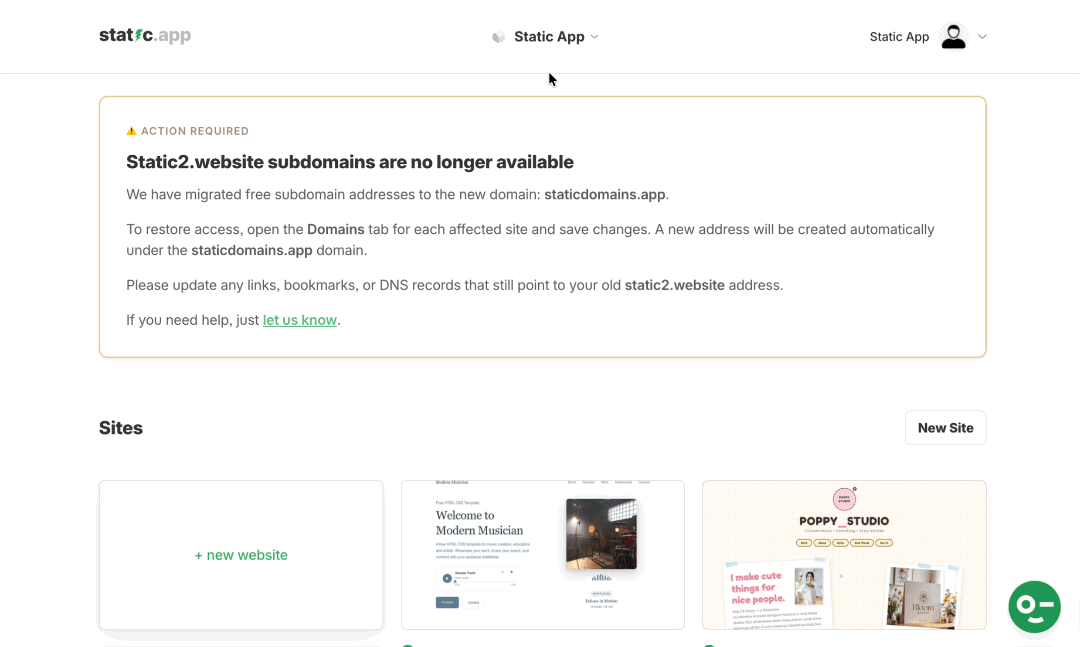 Accessing Security Page