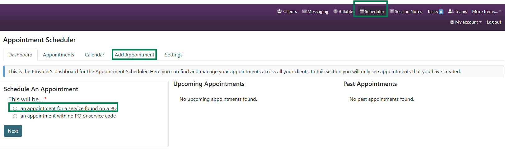How to create appointments for your client on CMS Premium - Client ...