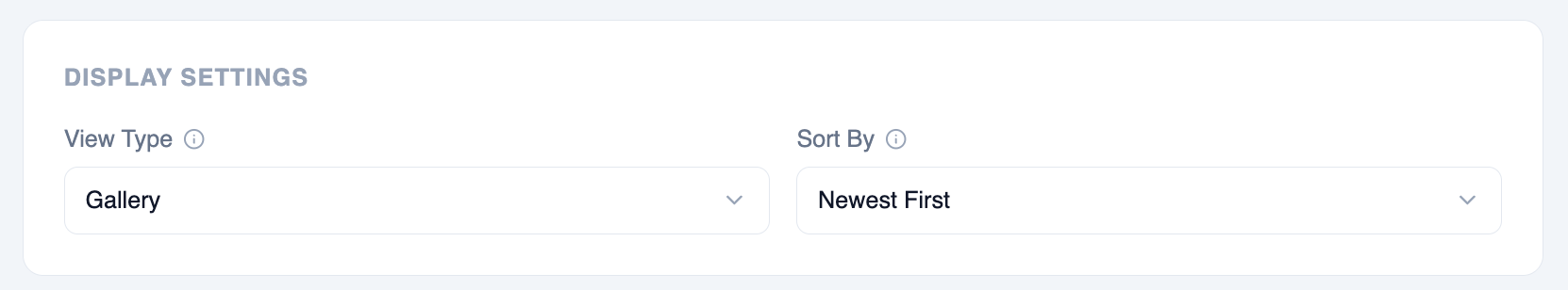 Display Settings