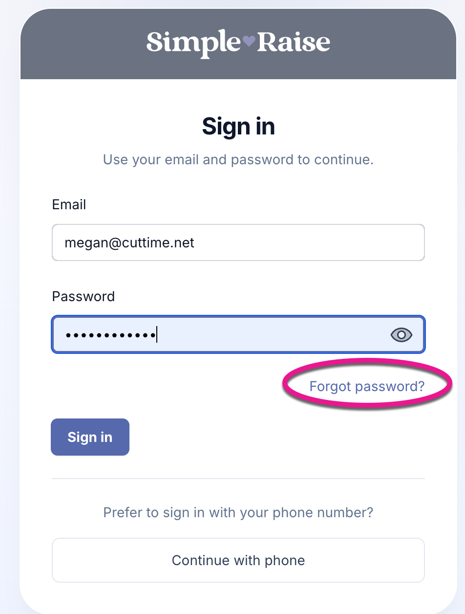 Can't find your invitation?