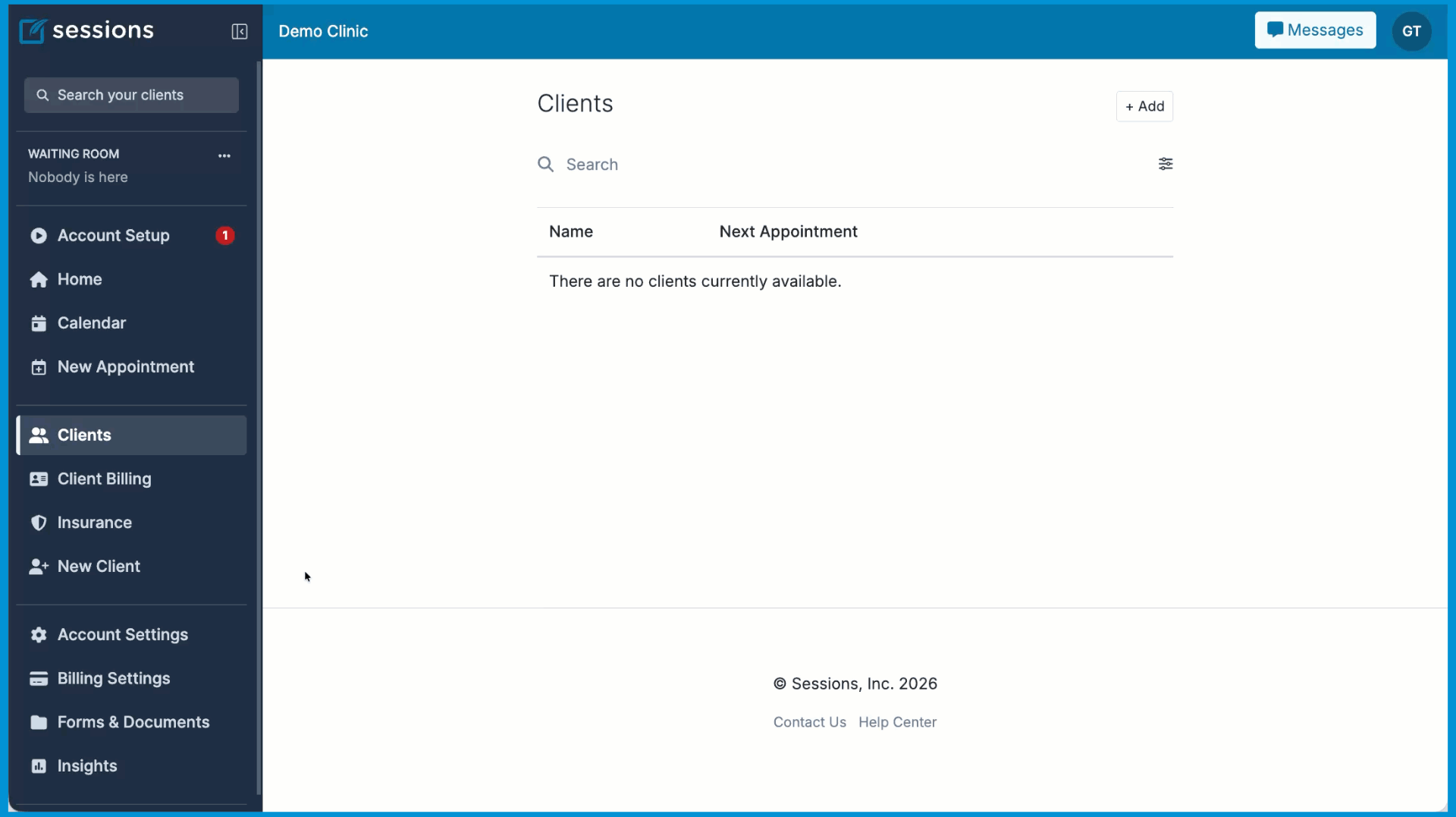 An animation showing a user clicking 