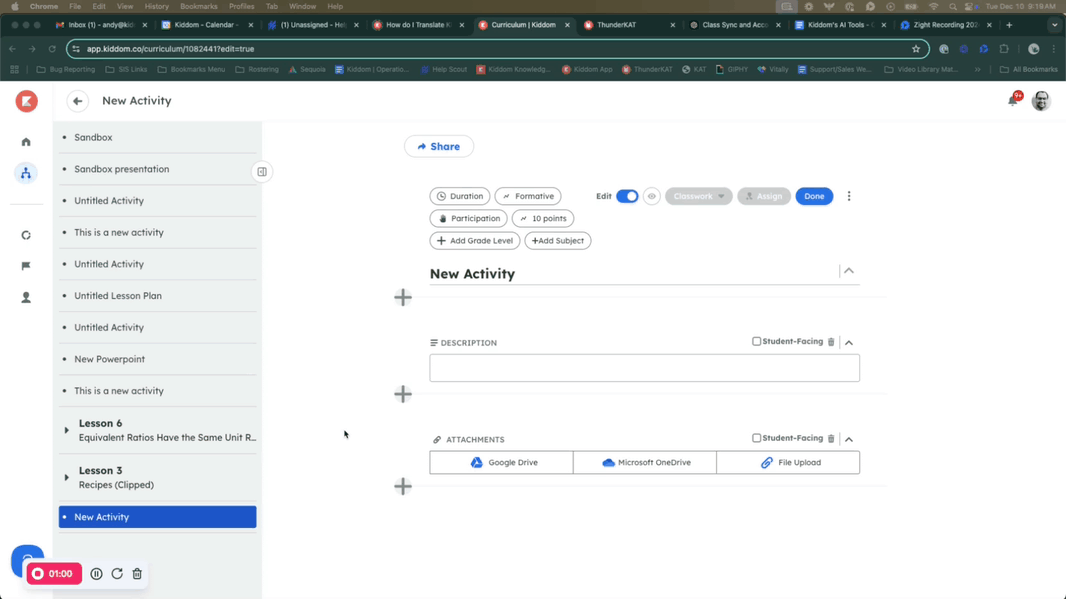 A web interface displaying how to add PDFs or other documents from Google Drive.
