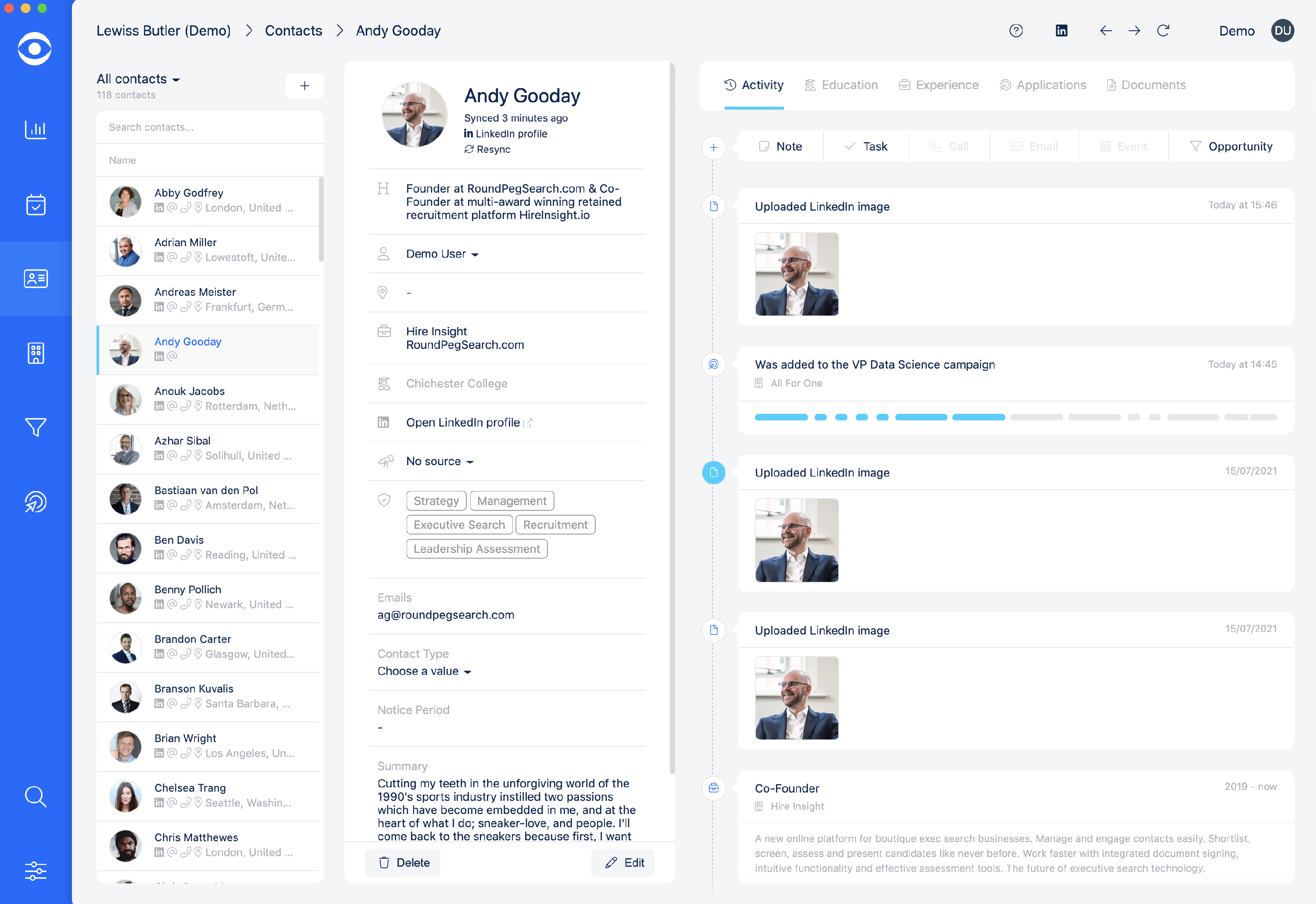 3.3.7 Imported profile
