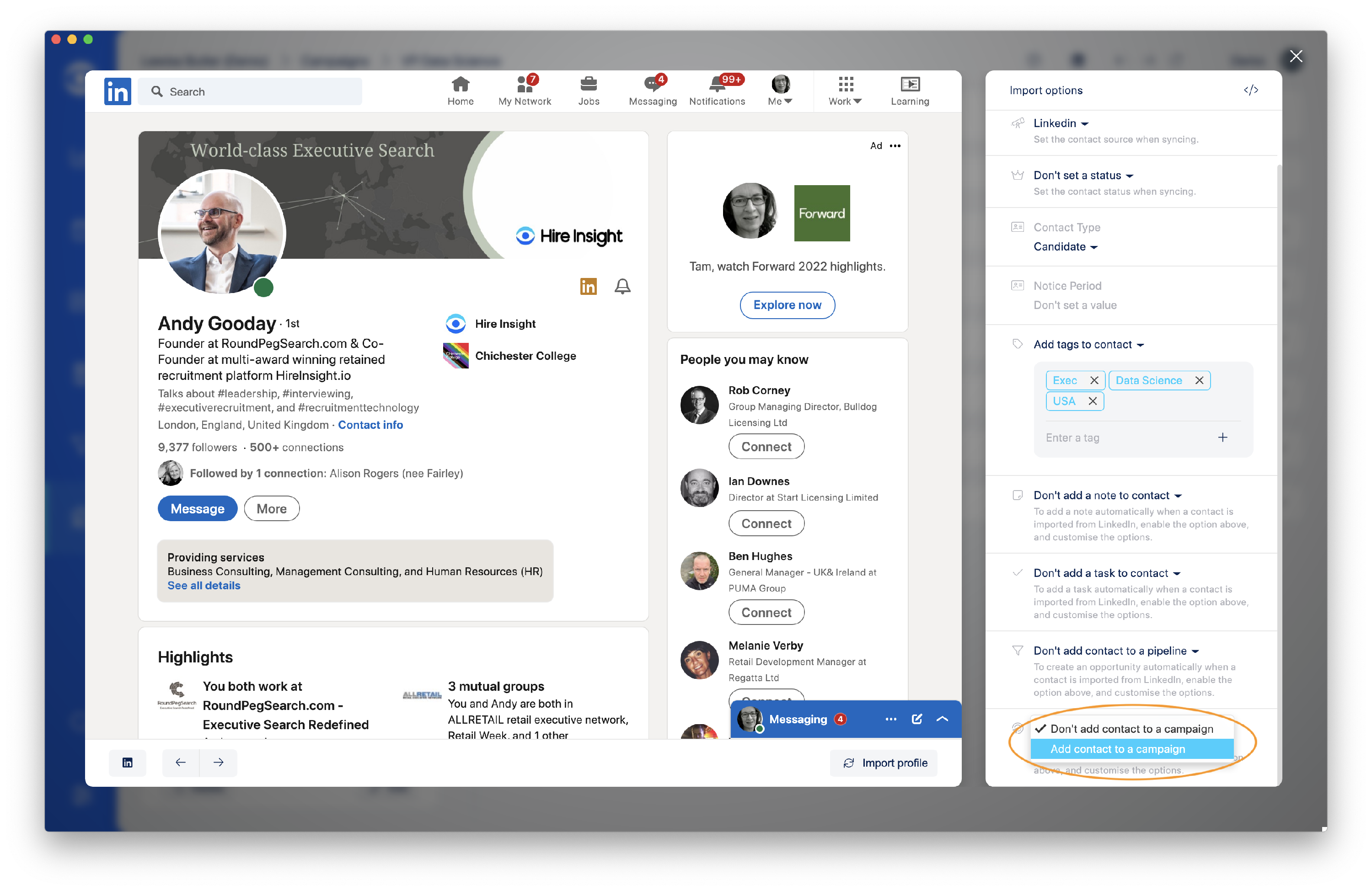 3.34.1 Linkedin profile