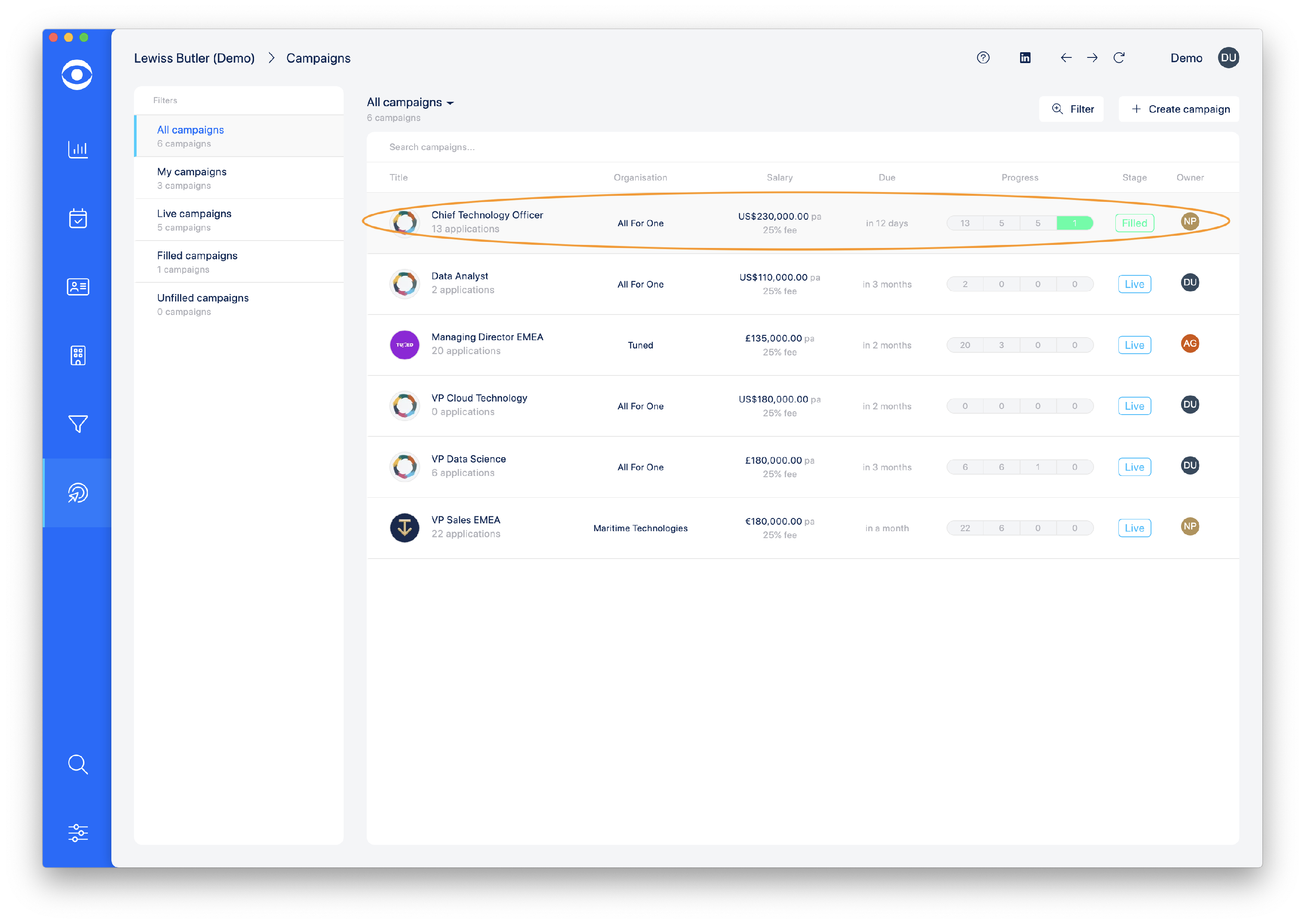 8.4.1 select campaign